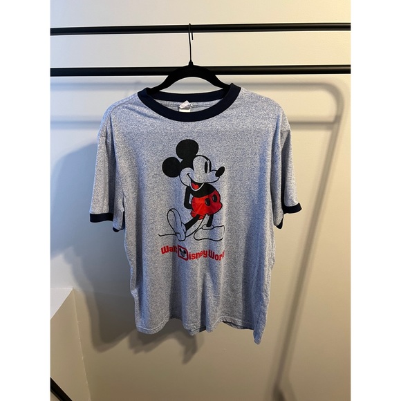 Disney Other - Walt Disney World Mickey Mouse Disney Ringer Tee Blue Size Large